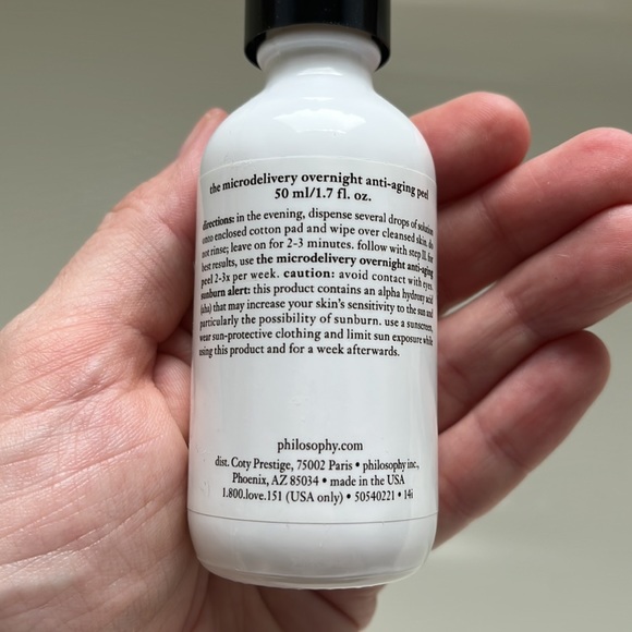 Philosophy The Microdelivery Overnight Anti Aging Peel 2 Piece SET Step 1 & 2 - Picture 3 of 3